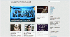 Desktop Screenshot of managementhumano.com